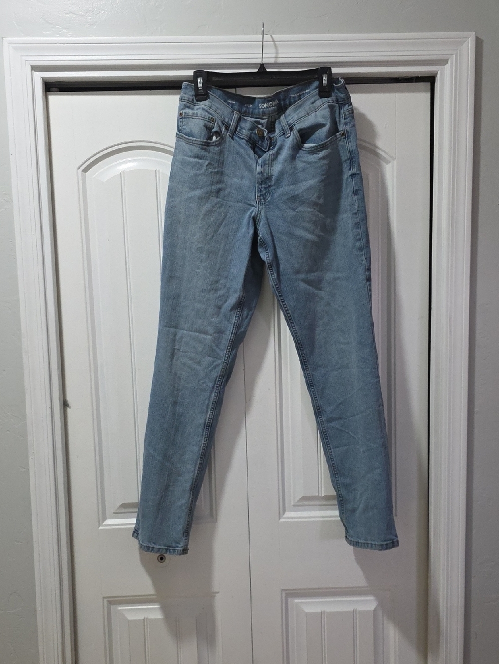 Men’s Light Blue Straight Jeans - Unbranded